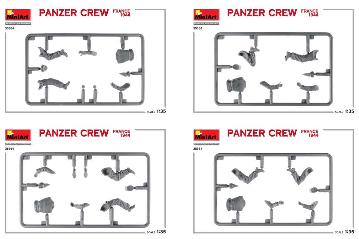 Mini Art 35364 1:35 Panzer Crew France 1944