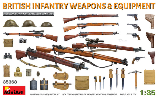 Mini Art 35368 1:35 British Infantry Weapons & Equipment WWII