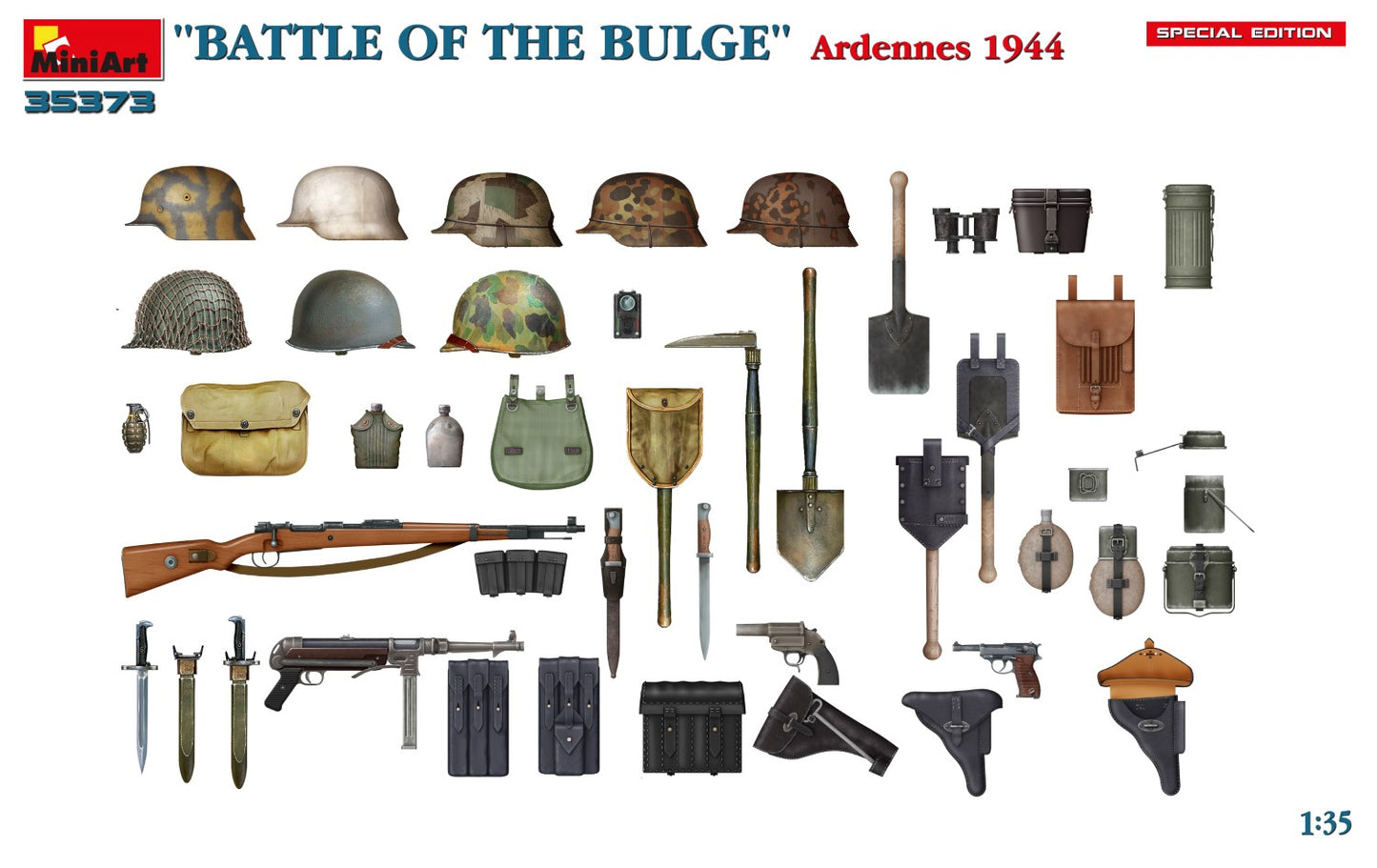 MiniArt 35373 1:35 Battle of the Bulge Ardennes 1944 Special Edition