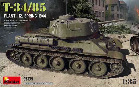 Mini Art 35379 1:35 Soviet T-34/85 Plant 112. Spring 1944