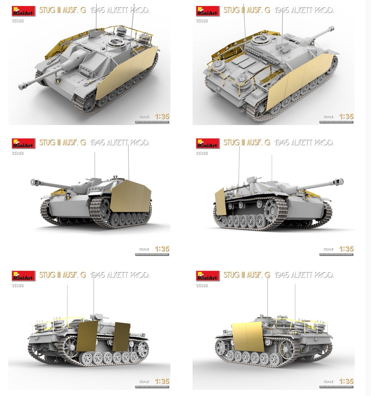 Mini Art 35388 1:35 StuG III Ausf. G 1945 Alkett Prod.