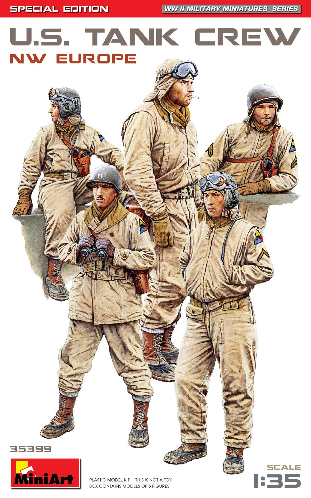 Mini Art 35399 1:35  WWII U.S. Tank Crew NW Europe