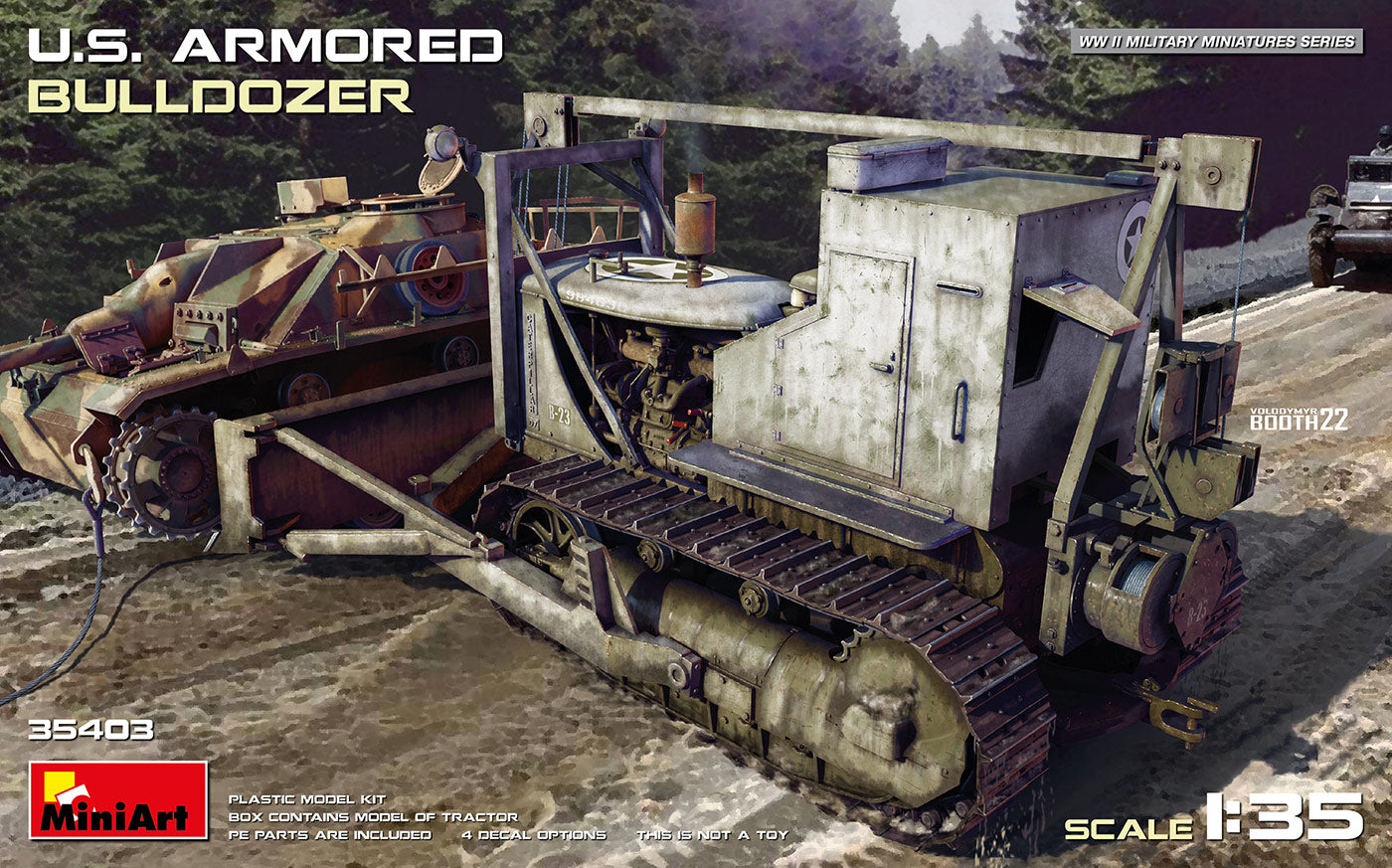 Mini Art 35403 1:35 U.S. Armoured Bulldozer