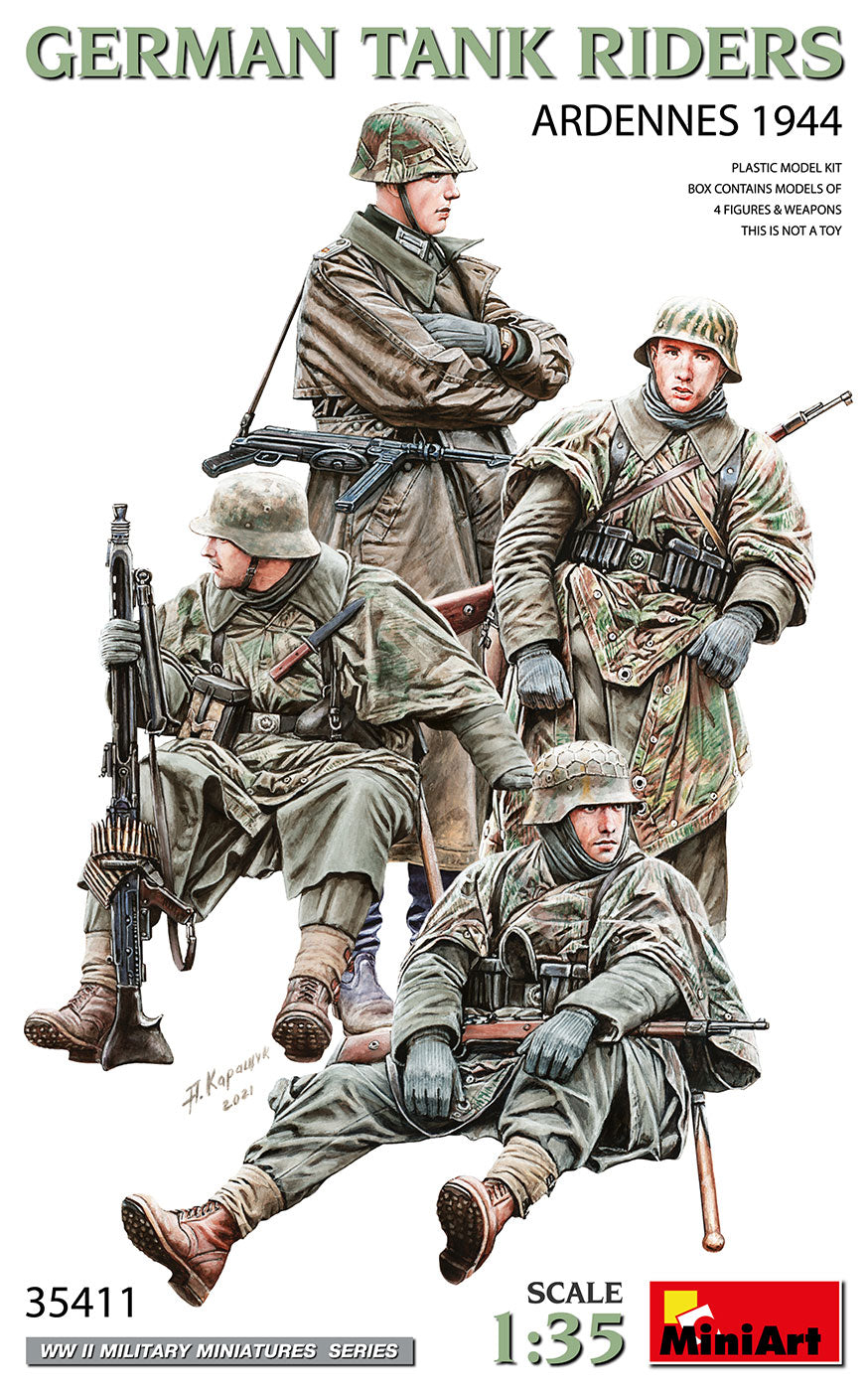 MiniArt 35411 1:35 German Tank Riders Ardennes 1944