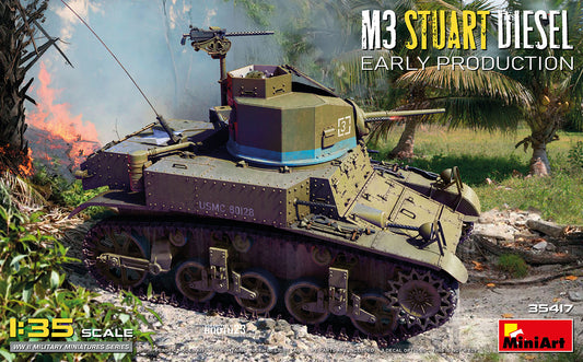 MiniArt 35417 1:35 M3 Stuart Diesel (Early Production)