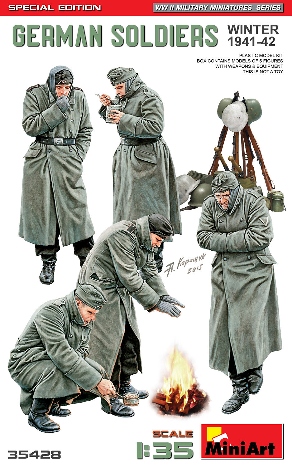 MiniArt 35428 1:35 German Soldiers Winter (1941-1942) Special Edition