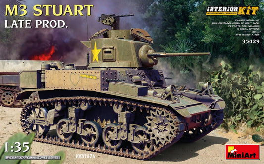 MiniArt 35429 1:350 M3 Stuart Late Production with Interior Kit