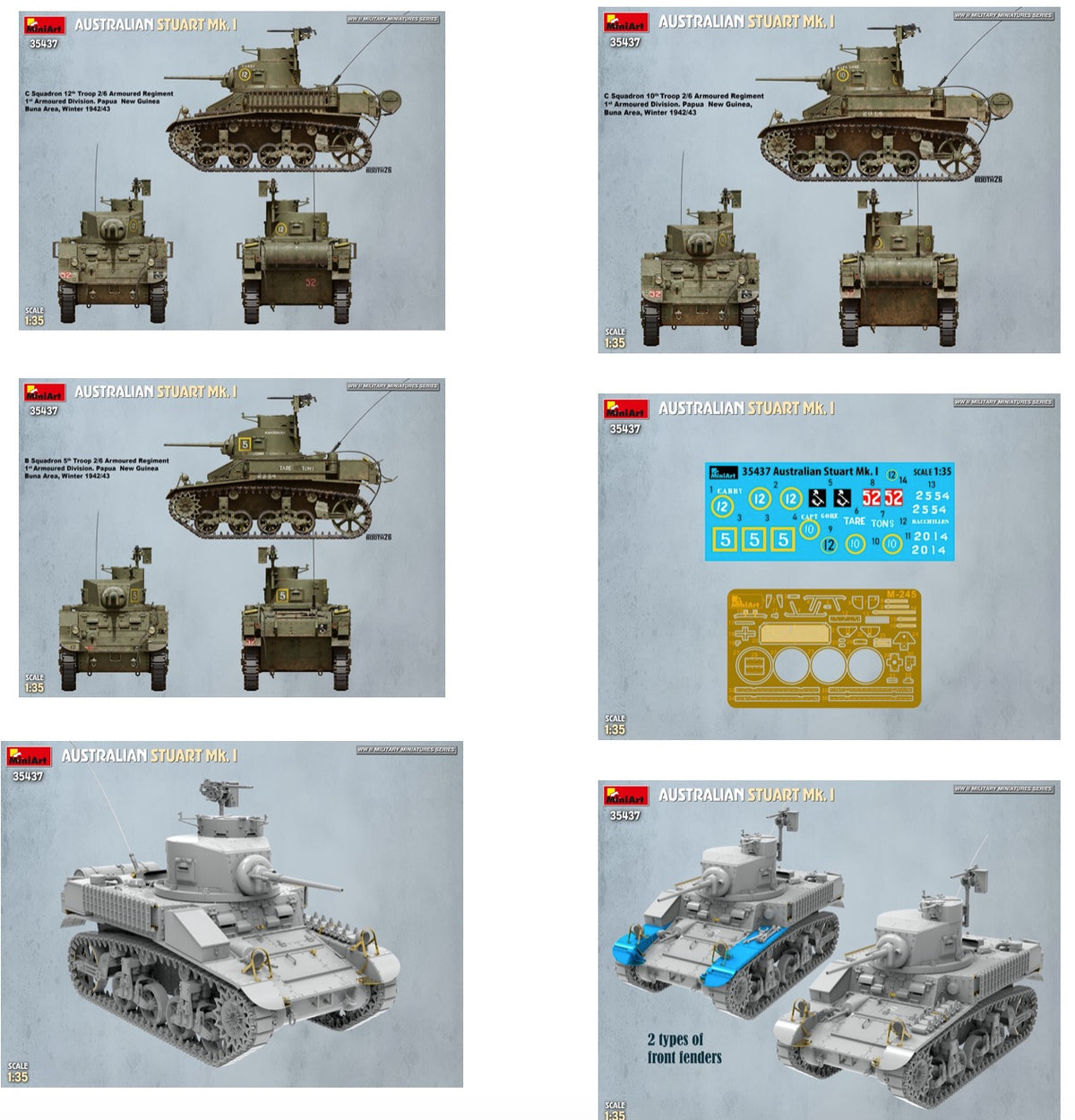 MiniArt 35437 1:35 Australian Stuart Mk. I