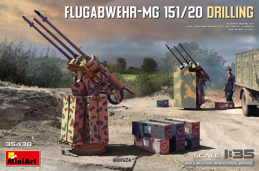 MiniArt 35438 1:35 Flugabwehr-MG 151/20 Drilling