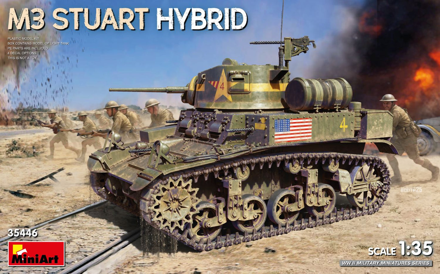 MiniArt 35446 1:35 M3 Stuart hybrid
