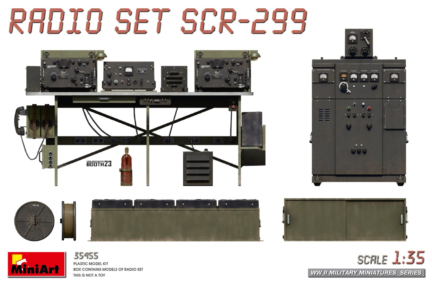 MiniArt 35455 1:35 US Radio Set SCR-299