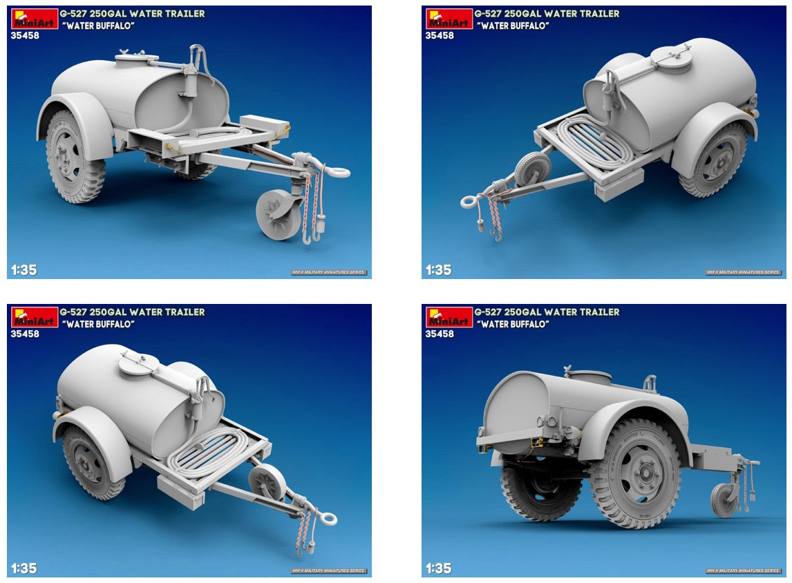 MiniArt 35458 1:35 G-527 250 Gal Water Trailer 'Water Buffalo'