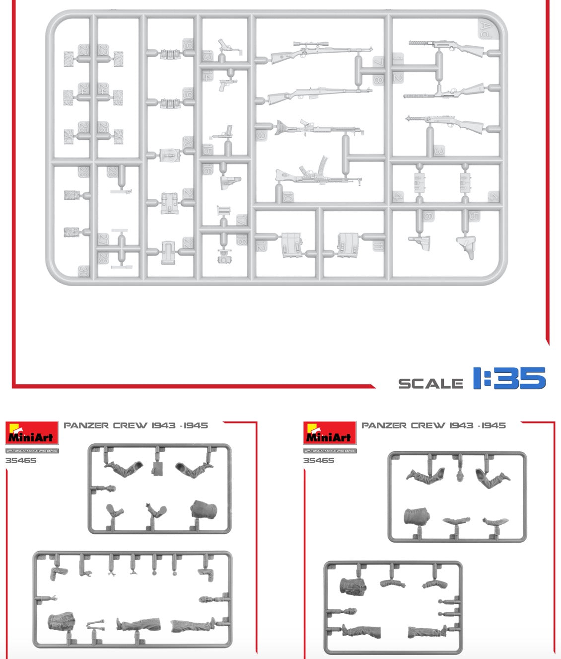 MiniArt 35465 1:35 Panzer Crew (1943-1945)