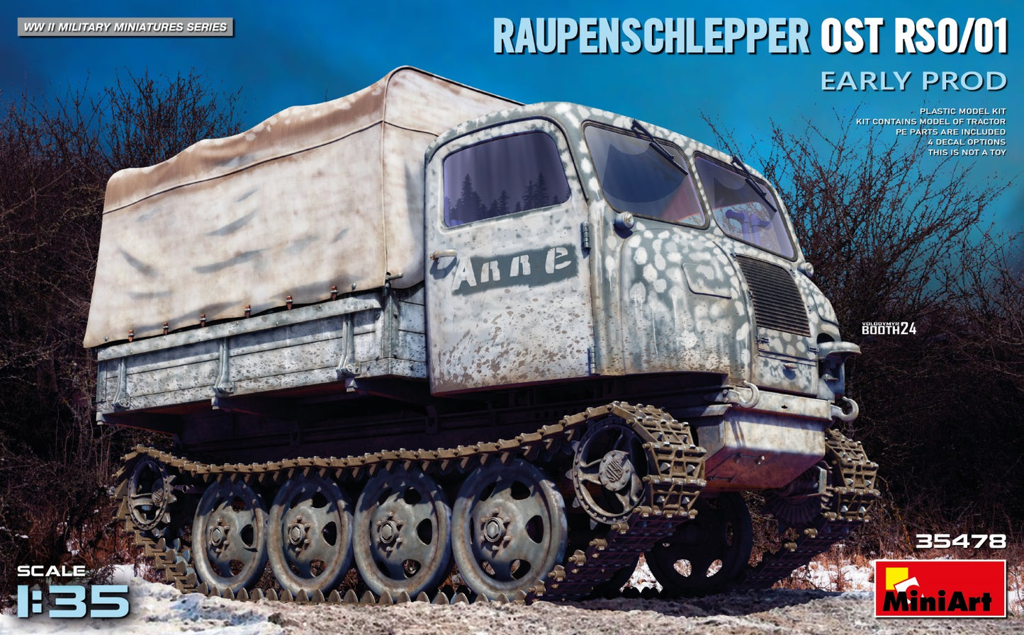 MiniArt 35478 1:35 Raupenschlepper Ost RSO/01. Early Prod