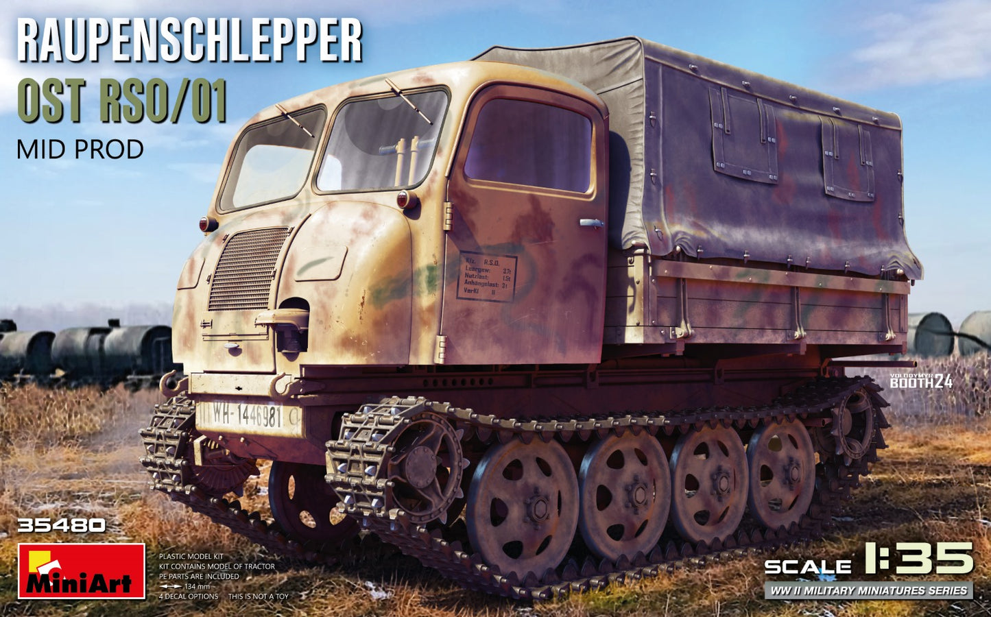 MiniArt 35480 1:35 Raupenschlepper Ost RSO/01