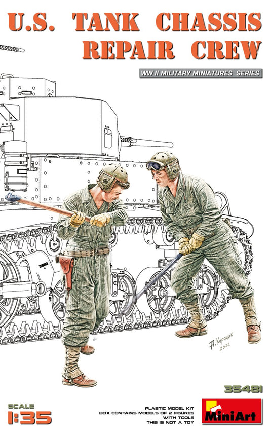 MiniArt 35481 1:35 U.S. Tank Chasis Repair Crew