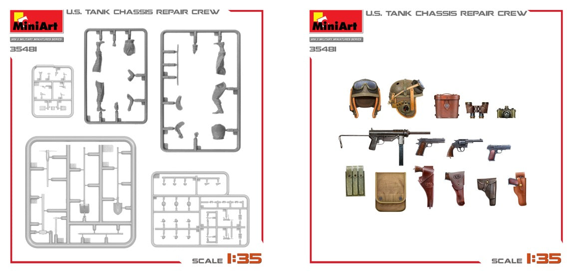 MiniArt 35481 1:35 U.S. Tank Chasis Repair Crew