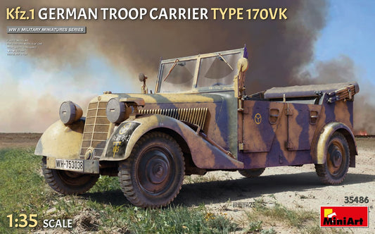 MiniArt 35486 1:35 Kfz.1 German Troop Carrier Type 170VK