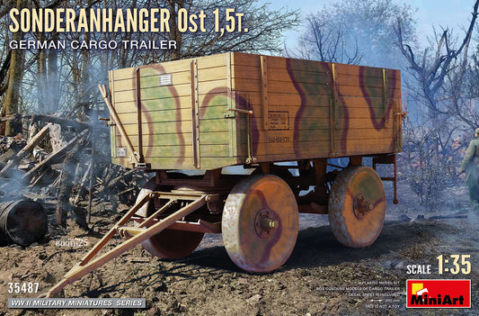 MiniArt 35487 1:35 Sonderanhanger OST 1,5t German Cargo Trailer