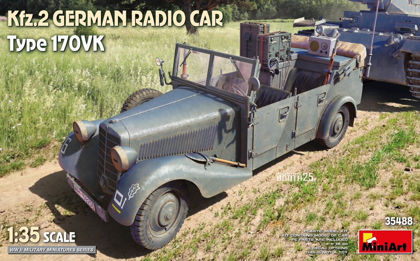 MiniArt 35488 1:35 Kfz. 2 German Radio Car Type 170VK