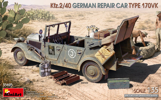 MiniArt 35495 1:35 Kfz.2/40 German WWII Repair Car Type 170VK