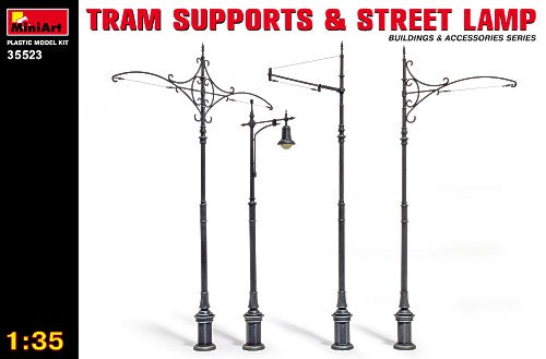 Mini Art 35523 1:35 Tram Supports and Street Lamps