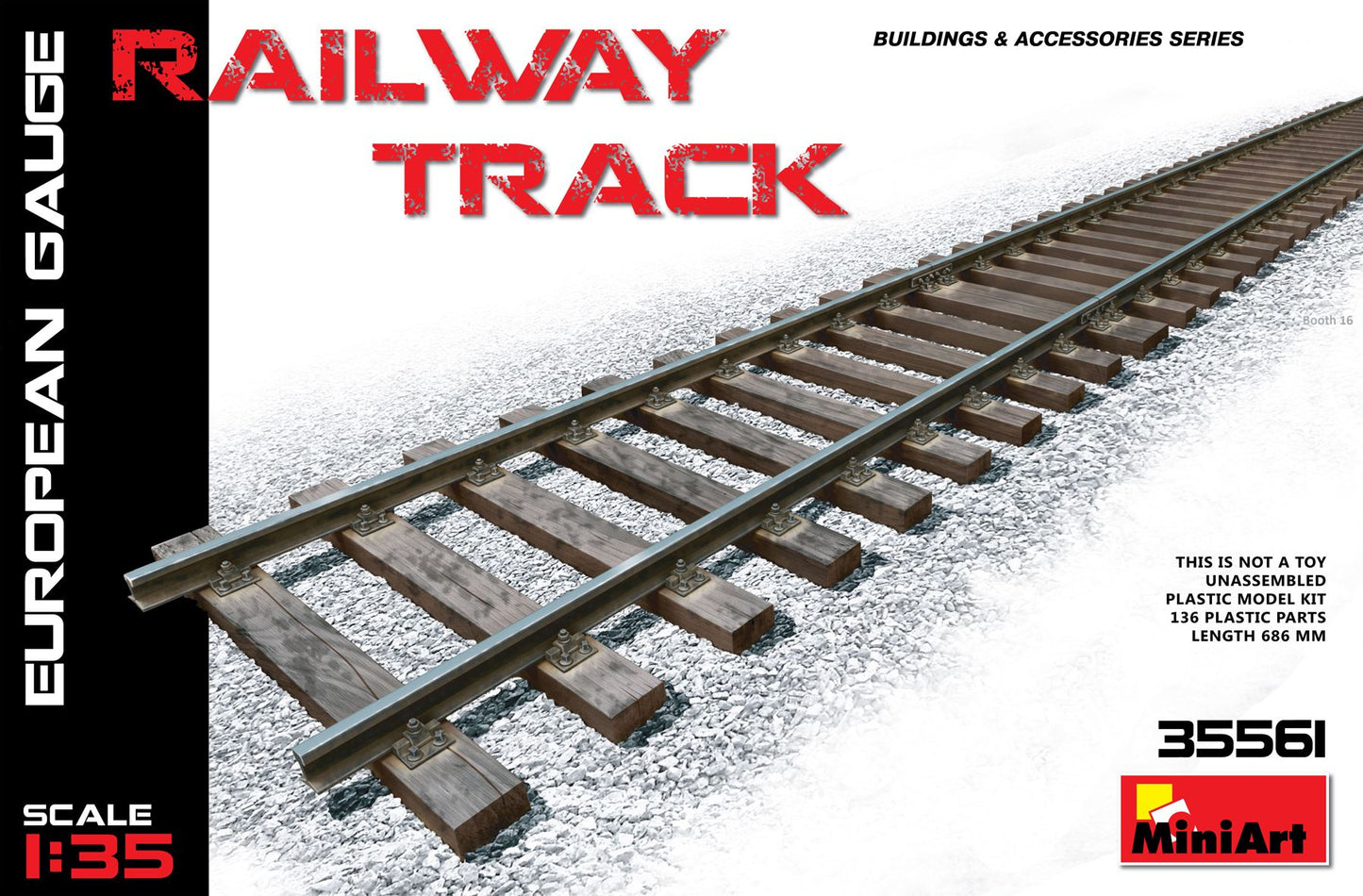 MiniArt 35561 1:35 Railway Track ( European Gauge )