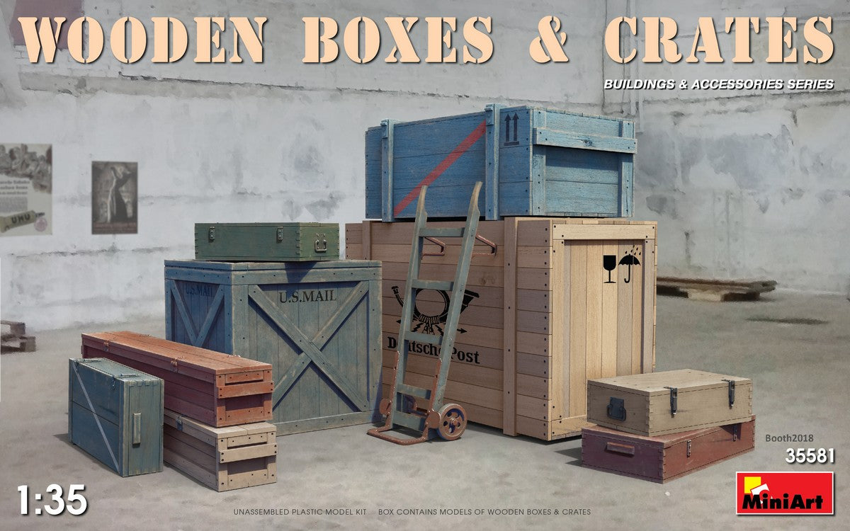 MiniArt 35581 1:35 Wooden boxes and crates