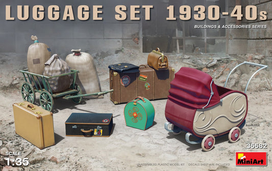 Mini Art 35582 1:35 Luggage Set 1930-40s