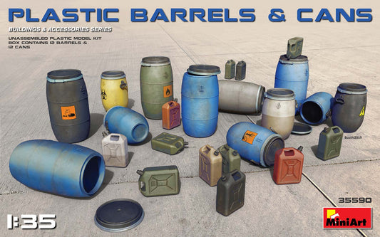 MiniArt 35590 1:35 Plastic Barrels & Cans