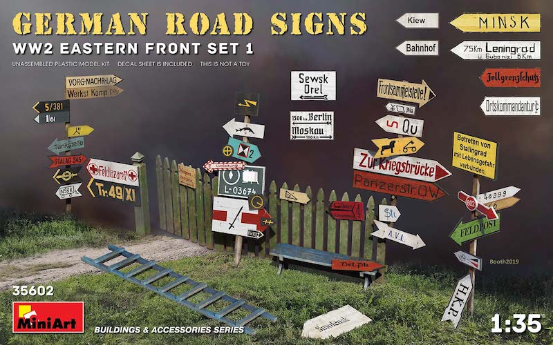 Mini Art 35602 1:35 German Road Signs WWII Eastern Front Set 1