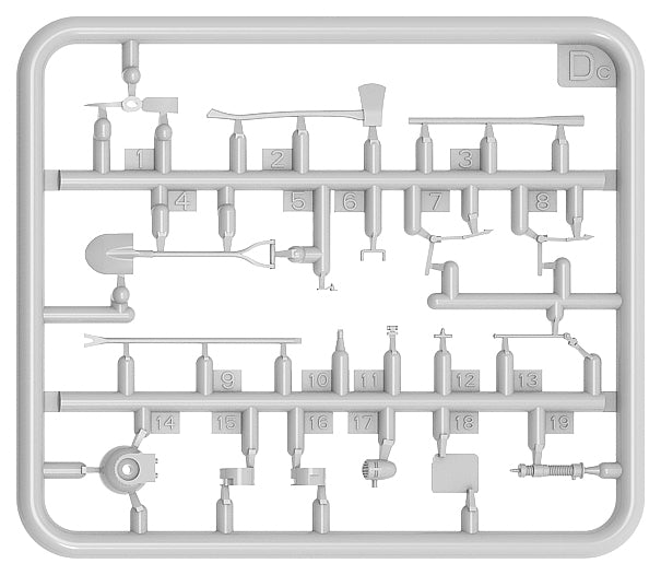 MiniArt 35603 1:35 Tool box set with etched parts