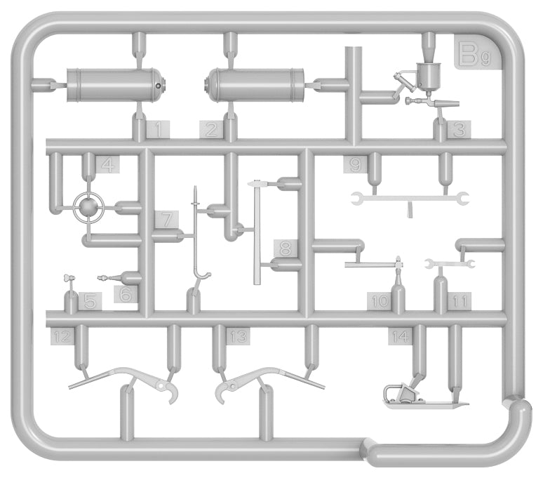 MiniArt 35603 1:35 Tool box set with etched parts