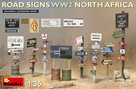 MiniArt 35604 1:35 Road Signs WWII North Africa
