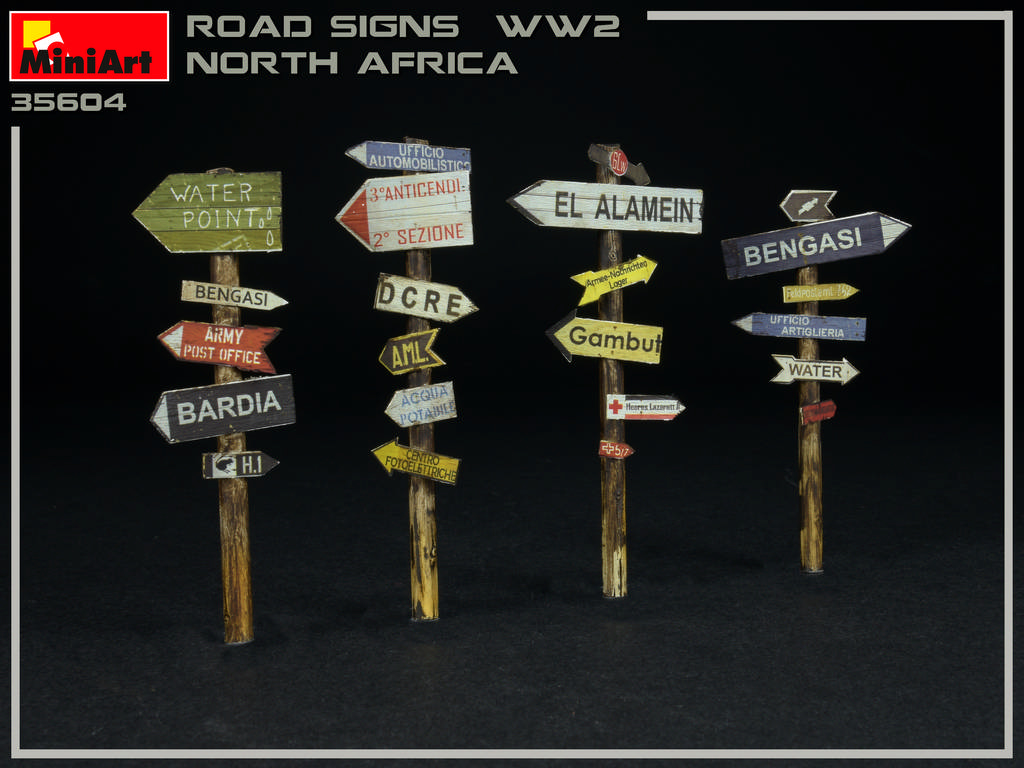 MiniArt 35604 1:35 Road Signs WWII North Africa