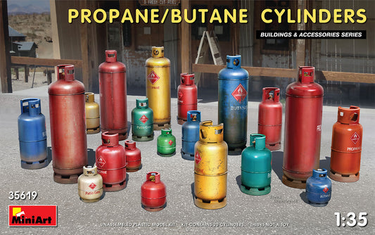 Mini Art 35619 1:35 Propane/Butane Cylinders