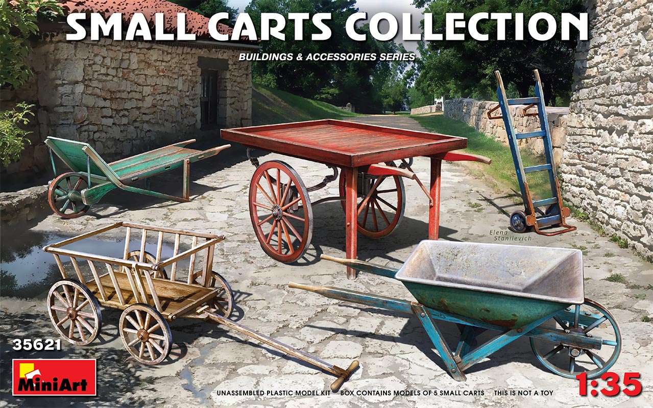 Mini Art 35621 1:35 Small Carts Collection