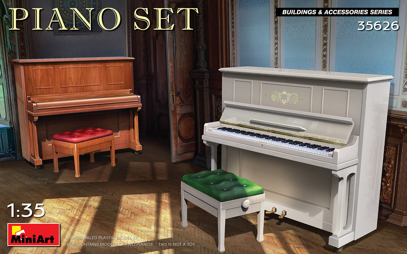 Mini Art 35626 1:35 Piano Set