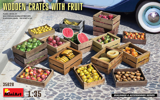 Mini Art 35628 1:35 Wooden Crates with Fruit