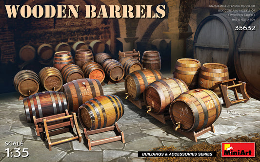 Mini Art 35632 1:35 Wooden Barrels