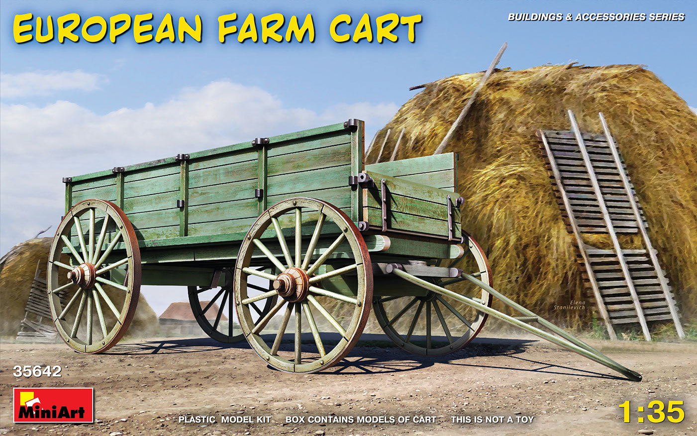 Mini Art 35642 1:35 European Farm Cart