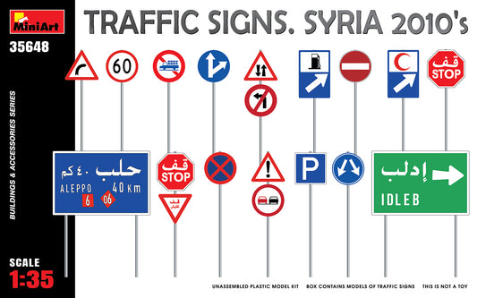 Mini Art 35648 1:35 Traffic Signs Syria 2010's