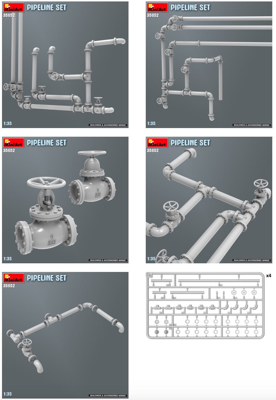 MiniArt 35652 1:35 Pipeline Set