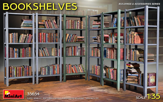 Mini Art 35654 1:35 Bookshelves