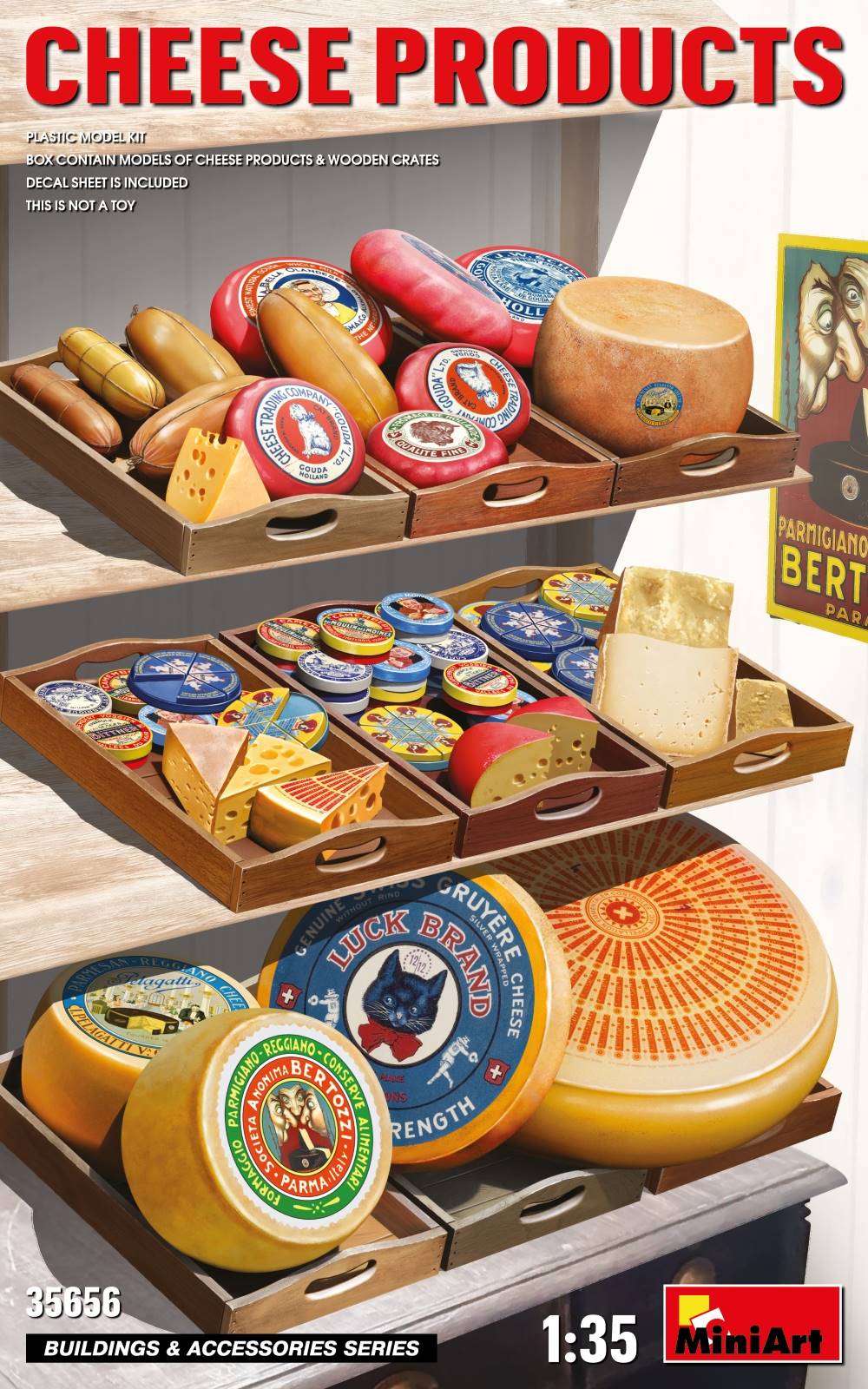 MiniArt 35656 1:35 Cheese Products