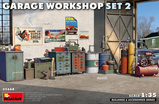 MiniArt 35668 1:35 Garage Workshop Set 2