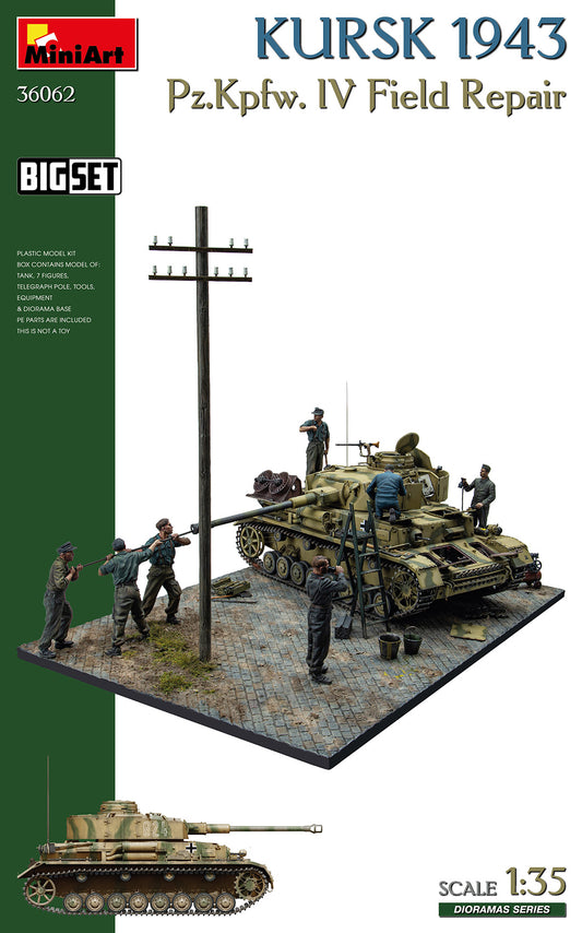 MiniArt 36062 1:35 Kursk 1943 Pz. Kpfw. IV Field Repair Big Set