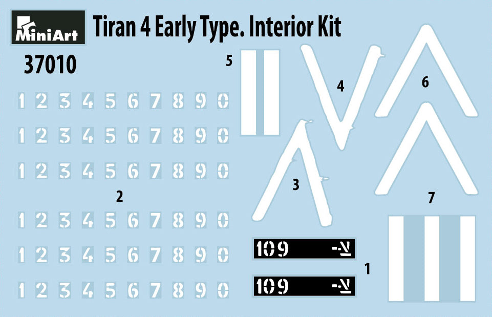 Mini Art 37010 1:35 Tiran 4 Early Type with Interior