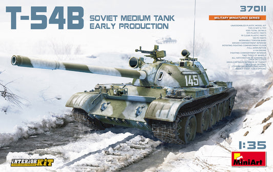 Mini Art 37011 1:35 Soviet T-54B Medium Tank Early Production with Interior