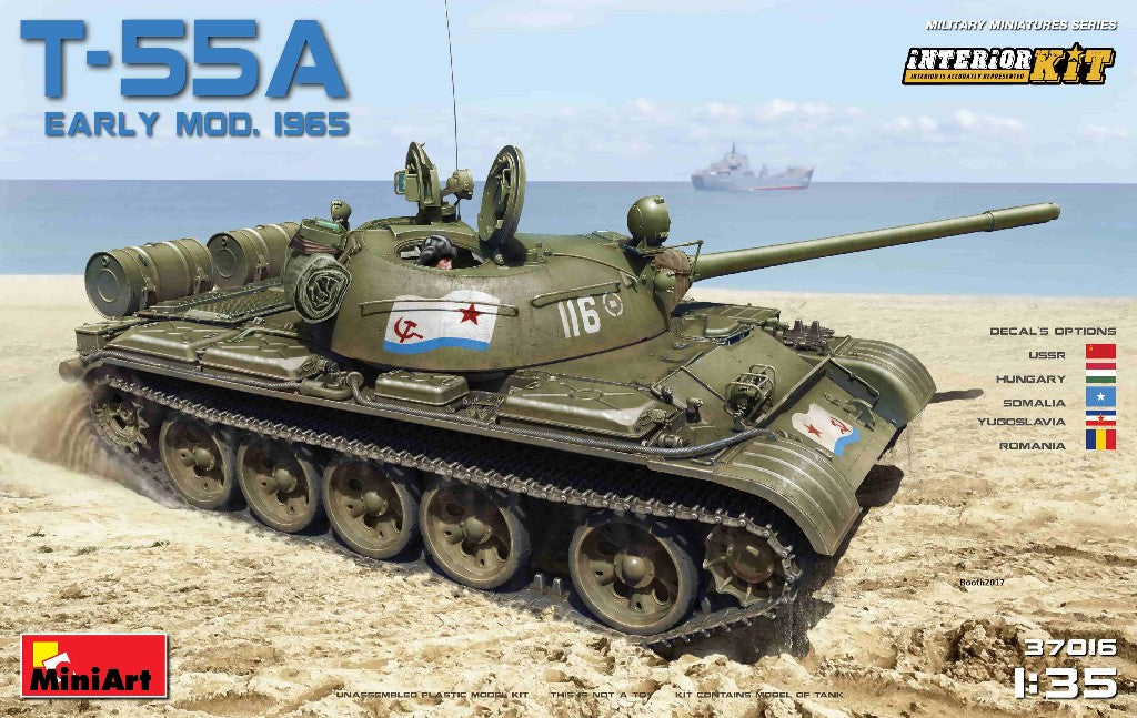 MiniArt 37016 1:35 T-55A Early Mod. 1965 Interior Kit